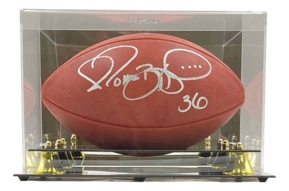 Jerome Bettis Pittsburgh Steelers Signed Wilson Duke Football JSA Holo w/ Case - Sports Integrity