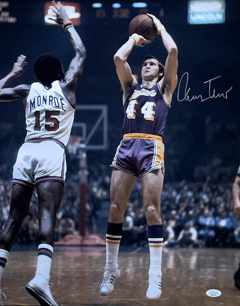 Jerry West Signed 16x20 Los Angeles Lakers Vs Celtics Photo JSA – Sports  Integrity