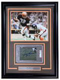 Jim Brown Signed Framed Cleveland Browns HOF 71 Cut Signature PSA/DNA 85082035 - Sports Integrity