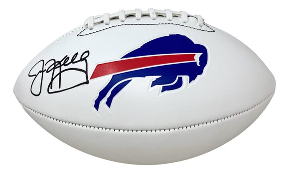 Jim Kelly Signed Buffalo Bills Logo Football BAS ITP - Sports Integrity