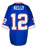 Jim Kelly Signed Buffalo Bills Blue Mitchell & Ness Football Jersey JSA ITP - Sports Integrity