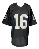 Jim Plunkett Oakland Signed Gray Football Jersey SB XV MVP Inscribed JSA