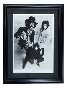 Jimi Hendrix Framed 16x23 The Jimi Hendrix Experience Hulton Archive Giclee - Sports Integrity