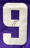 JJ McCarthy Signed Minnesota Vikings Nike Game Replica Jersey BAS