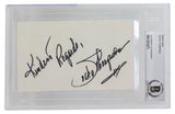 Jocko Thompson Signed Slabbed Philadelphia Phillies Index Card BAS - Sports Integrity