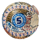 Joe DiMaggio Yankees Signed Fazzino Hand Painted Baseball BAS+PSA+Fanatics