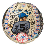 Joe DiMaggio Yankees Signed Fazzino Hand Painted Baseball BAS+PSA+Fanatics - Sports Integrity