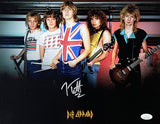 Joe Elliott Signed 11x14 Def Leppard Band Photo JSA ITP - Sports Integrity