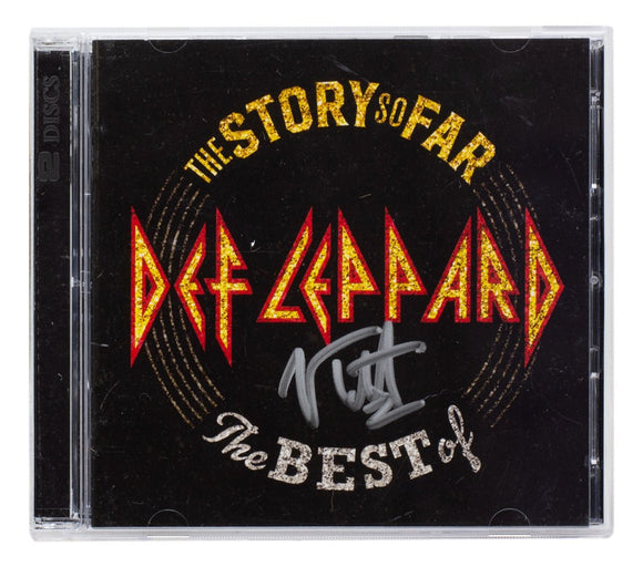 Joe Elliott Signed Def Leppard The Story So Far CD Booklet JSA ITP - Sports Integrity