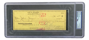 Joe Frazier Boxing Signed Slabbed Bank Check #4612 PSA/DNA - Sports Integrity