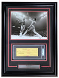 Joe Frazier Boxing Signed Framed Slabbed Bank Check #4612 PSA/DNA