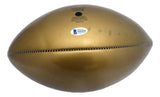 Joe Montana Signed San Francisco 49ers Gold Logo Football BAS - Sports Integrity