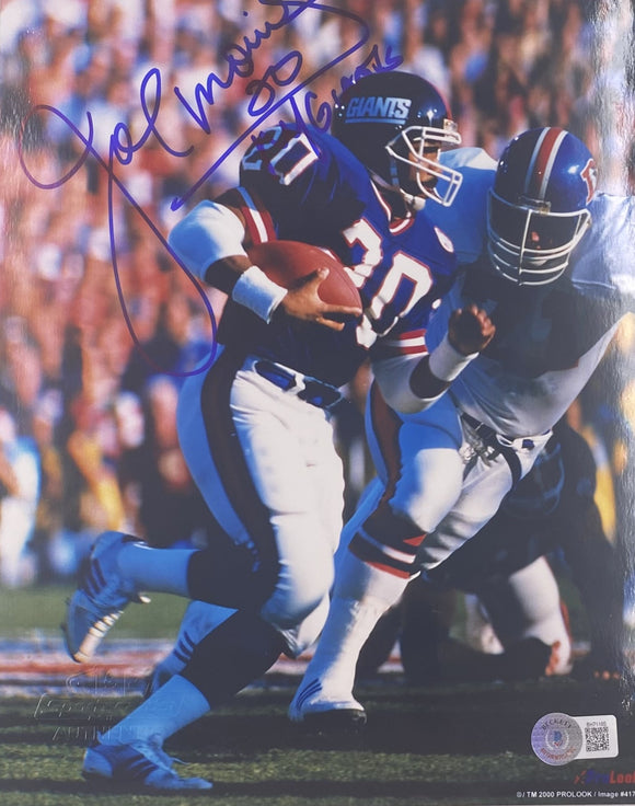 Joe Morris Signed 8x10 New York Giants Photo BAS – Sports Integrity