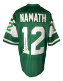 Joe Namath New York Signed Green Football Jersey BAS+Online Auctions - Sports Integrity