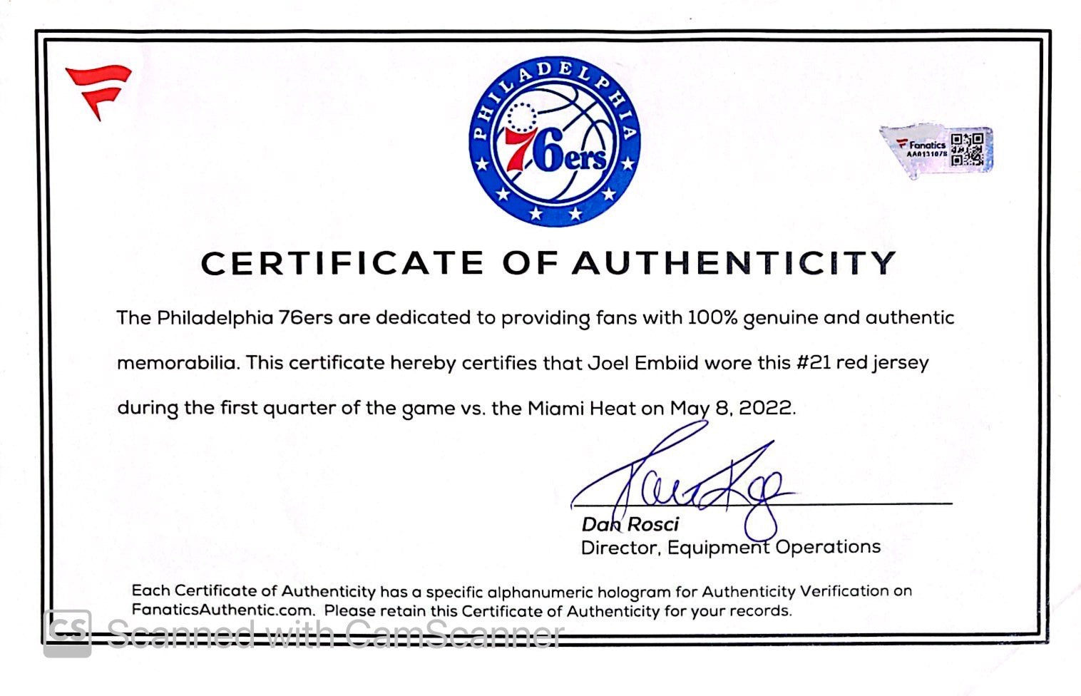 Matisse Thybulle Philadelphia 76ers Game-Used #22 Red Statement Edition  Jersey vs. Miami Heat on May 8 2022