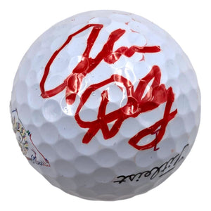 John Daly Signed In Red John Daly Logo Golf Ball BAS - Sports Integrity