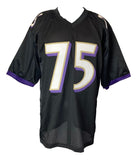 Johnathan Ogden Baltimore Signed Black Football Jersey BAS ITP - Sports Integrity