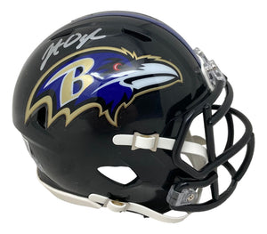 Johnathan Ogden Signed Baltimore Ravens Mini Speed Helmet BAS ITP