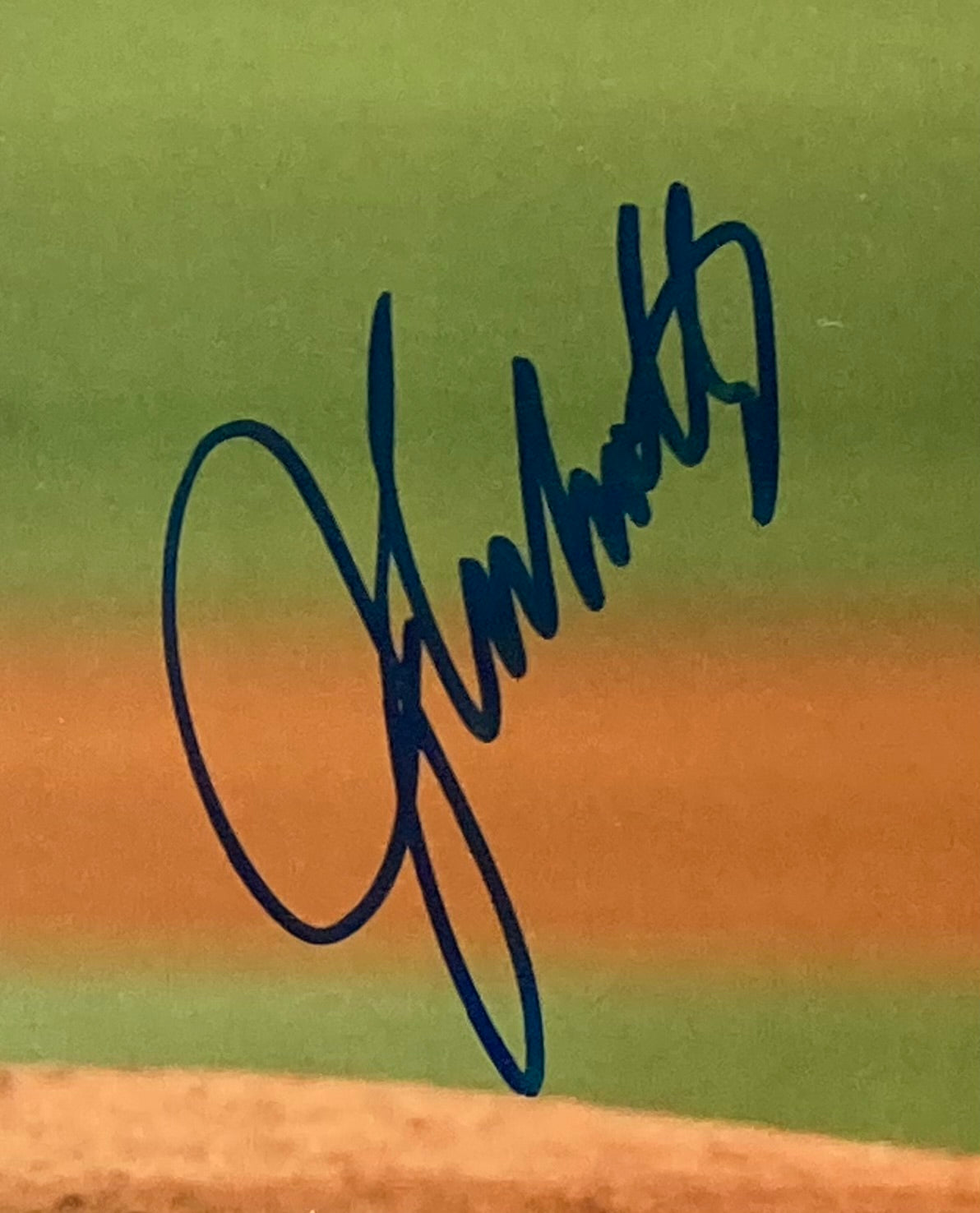 John Smoltz Autographed Atlanta Braves 8x10 Photo Card