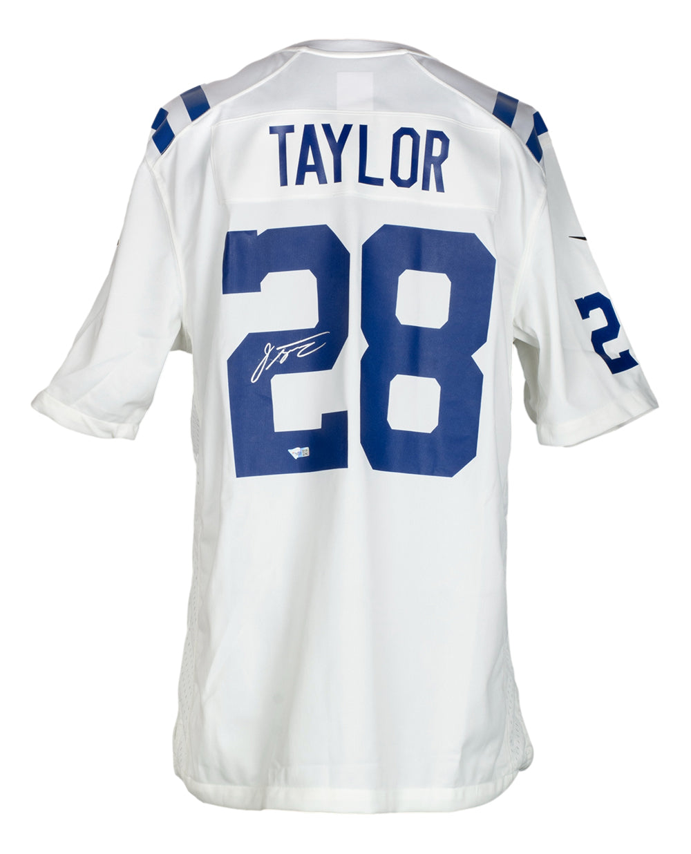 Jonathan Taylor Autographed Indianapolis Colts White Nike Football Jersey - Fanatics