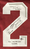 Johnny Manziel Signed Custom Maroon College Football Jersey w/ 3 Insc BAS ITP - Sports Integrity