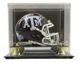 Johnny Manziel Signed Texas A&M Mini Speed Helmet 12 Heisman Insc BAS w/ Case - Sports Integrity