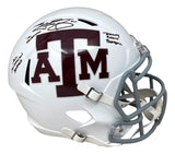 Johnny Manziel Signed Texas A&M Full Size Speed Replica Helmet w/ 3 Insc BAS ITP - Sports Integrity