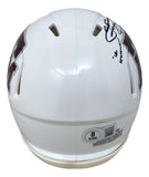 Johnny Manziel Signed Texas A&M White Mini Speed Helmet 12 Heisman BAS ITP - Sports Integrity