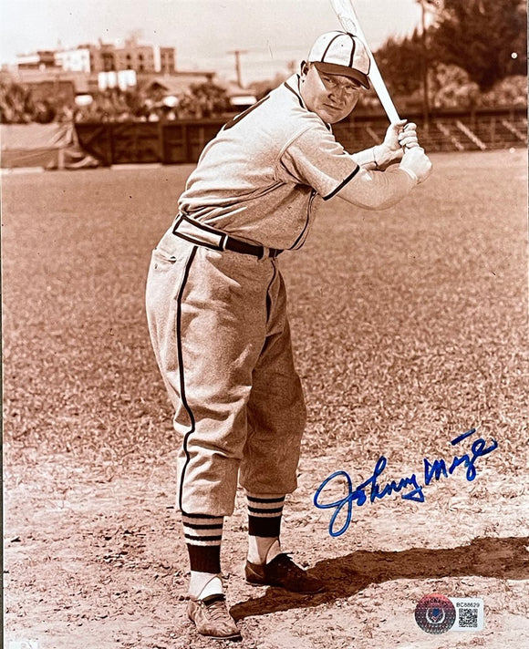 Johnny Mize Signed 8x10 New York Yankees Baseball Photo BAS BC88629 - Sports Integrity