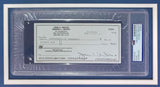 Johnny Unitas Baltimore Colts Signed Framed Bank Check #5584 PSA