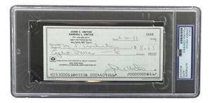 Johnny Unitas Baltimore Colts Signed Bank Check #5558 PSA - Sports Integrity