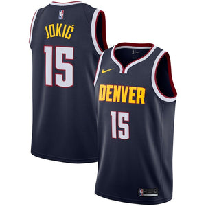 Nikola Jokic Denver Nuggets Navy Nike Basketball Jersey - Sports Integrity