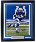 Jonathan Taylor Signed Framed In Black 16x20 Indianapolis Colts Photo Fanatics - Sports Integrity