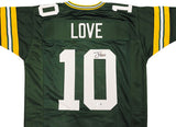 Jordan Love Green Bay Signed Green Football Jersey BAS ITP - Sports Integrity