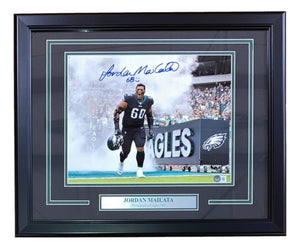 Jordan Mailata Signed Framed 11x14 Philadelphia Eagles Photo BAS ITP - Sports Integrity