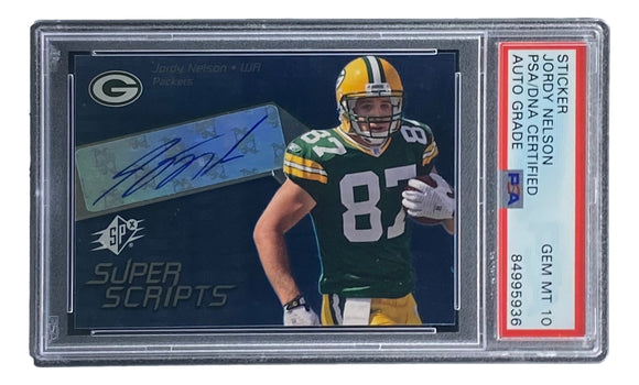 Jordy Nelson Signed Green Bay Packers 2008 SPX #SSS34 Trading Card