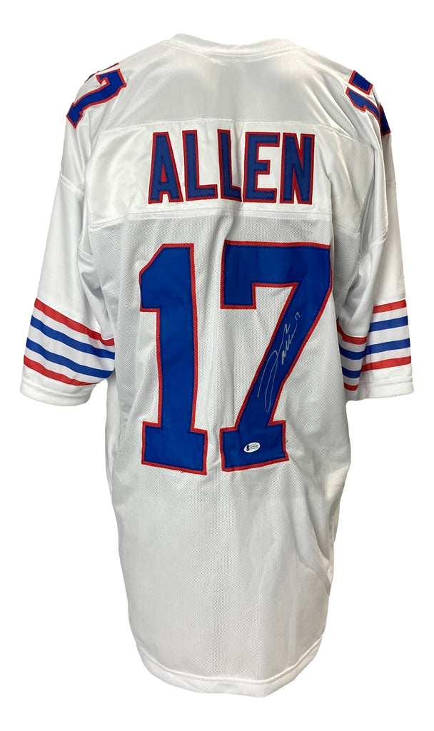 Josh Allen Signed White Pro-Edition Jersey (JSA) — RSA