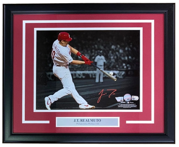 JT Realmuto Signed Framed 11x14 Philadelphia Phillies Spotlight Photo Fanatics