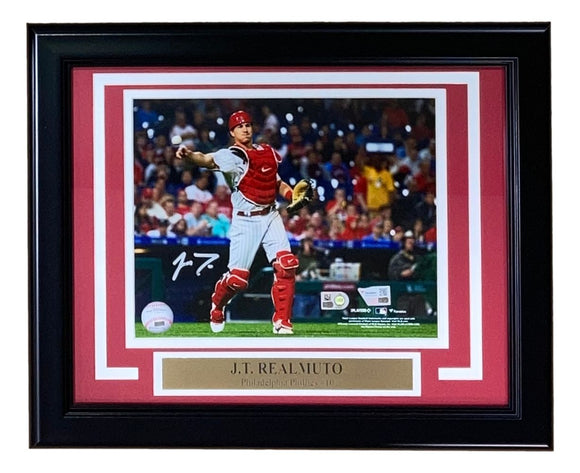 JT Realmuto Signed Framed 8x10 Philadelphia Phillies Spotlight Photo Fanatics