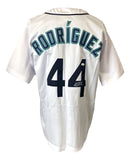 Julio Rodriguez Seattle Signed White Baseball Jersey JSA - Sports Integrity