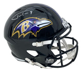 Justin Tucker Signed Baltimore Ravens Full Size Replica Speed Helmet JSA ITP - Sports Integrity