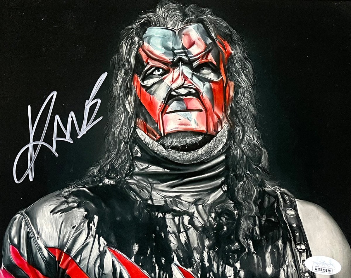 Masters Of The WWE WWF Signed Kane Big Red JSA Autograph Wave 6 Protector. outlet