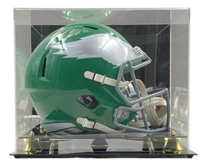 Jason Kelce Signed Eagles FS Kelly Green Speed Rep Helmet PSA ITP Holo w/ Case