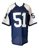 Ken Norton Jr Dallas Signed Alternate Blue Football Jersey Sports Integrity - Sports Integrity