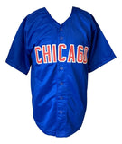 Kerry Wood Chicago Signed Blue Baseball Jersey Sports Integrity - Sports Integrity