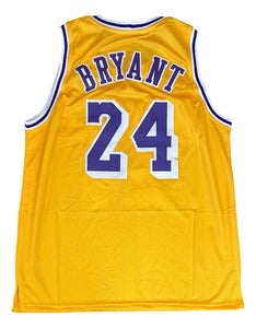 Kobe Bryant Los Angeles Yellow Basketball Jersey