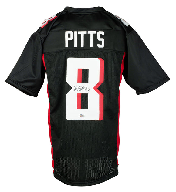 Kyle Pitts Signed Custom Black Pro Style Football Jersey BAS ITP – Sports  Integrity