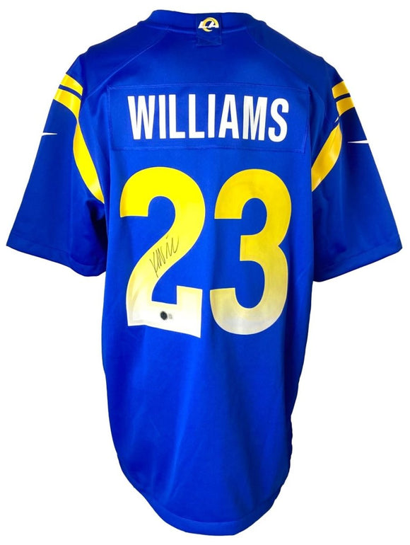 Kyren Williams Signed Los Angeles Rams Blue Nike Game Jersey BAS ITP - Sports Integrity