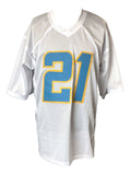 LaDainian Tomlinson San Diego Signed White Football Jersey BAS - Sports Integrity