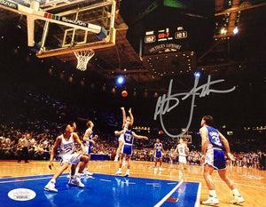 Christian Laettner Signed 8x10 Duke Blue Devils The Shot Photo JSA ITP - Sports Integrity